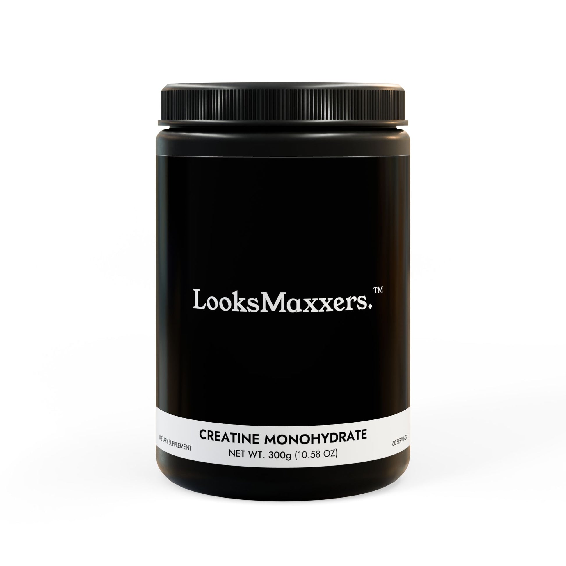 Creatine monohydrate supplement for looksmaxxing performance and recovery
