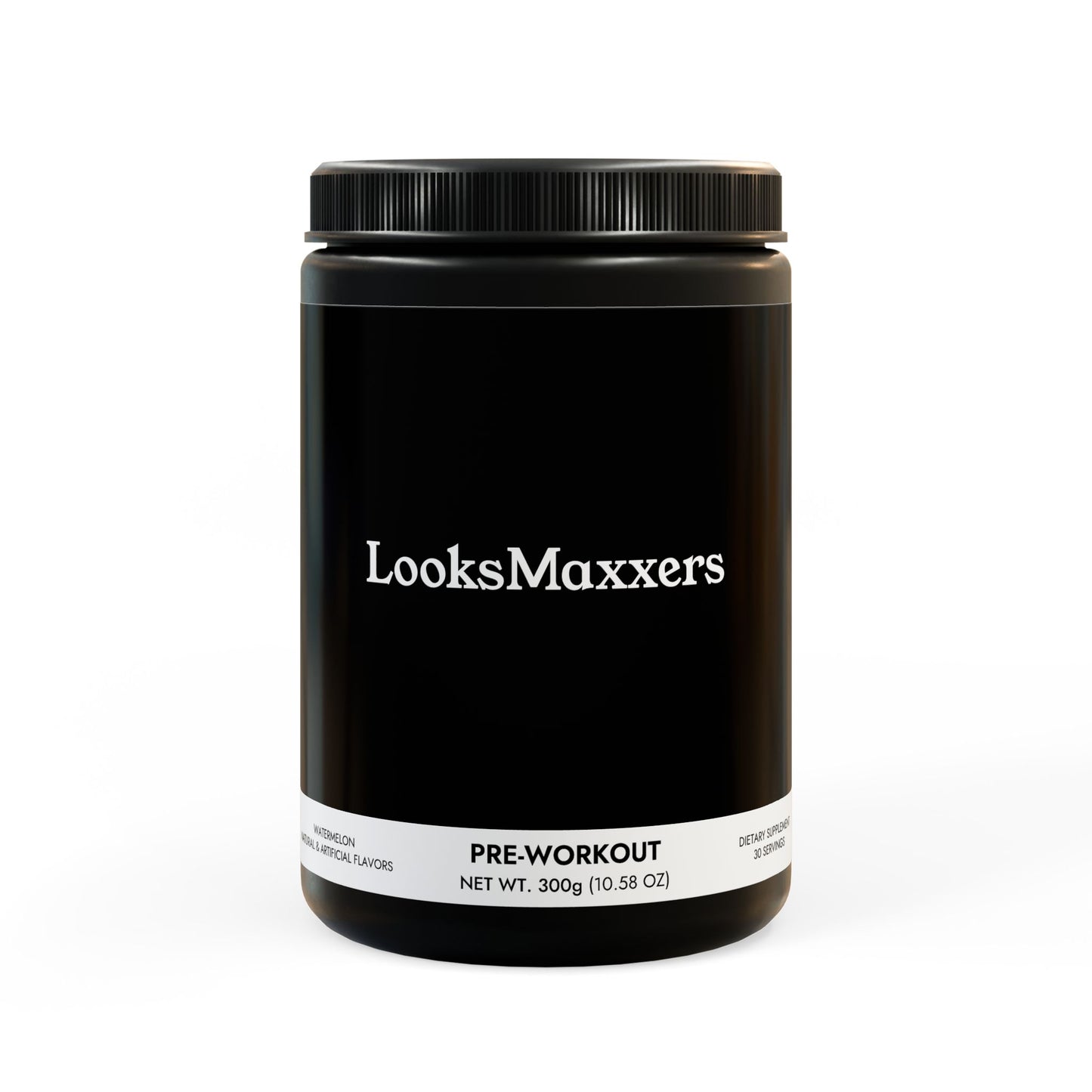 Pre-workout supplement for looksmaxxing performance and recovery
