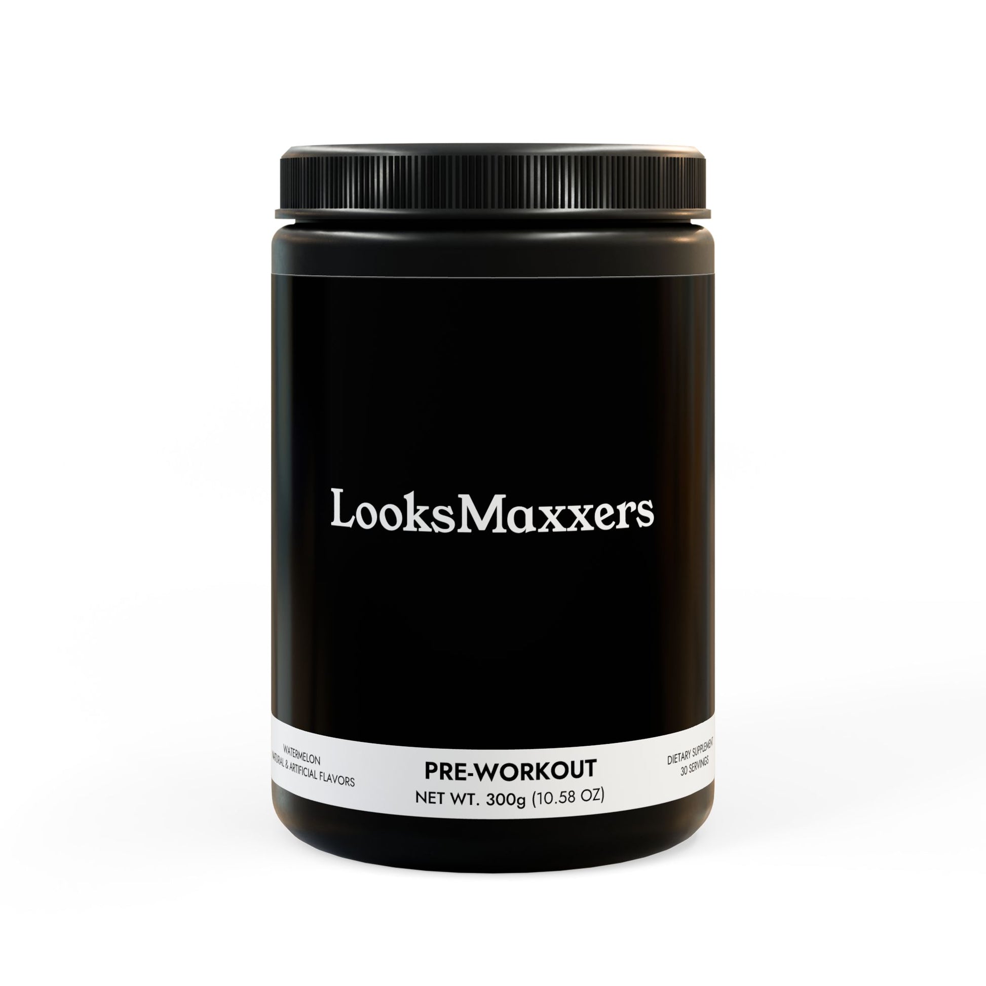 Pre-workout supplement for looksmaxxing performance and recovery
