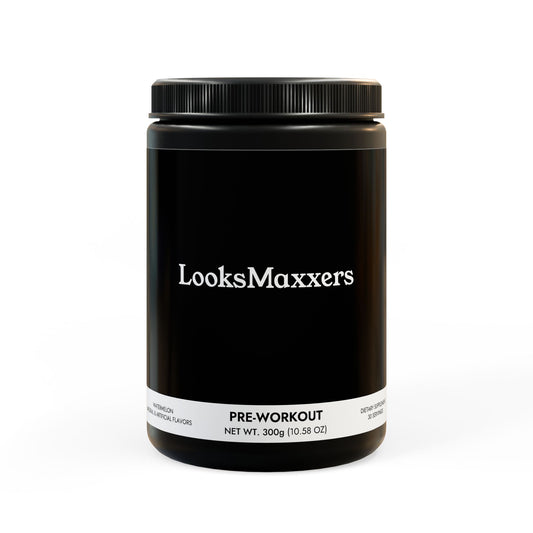 Pre-workout supplement for looksmaxxing performance and recovery
