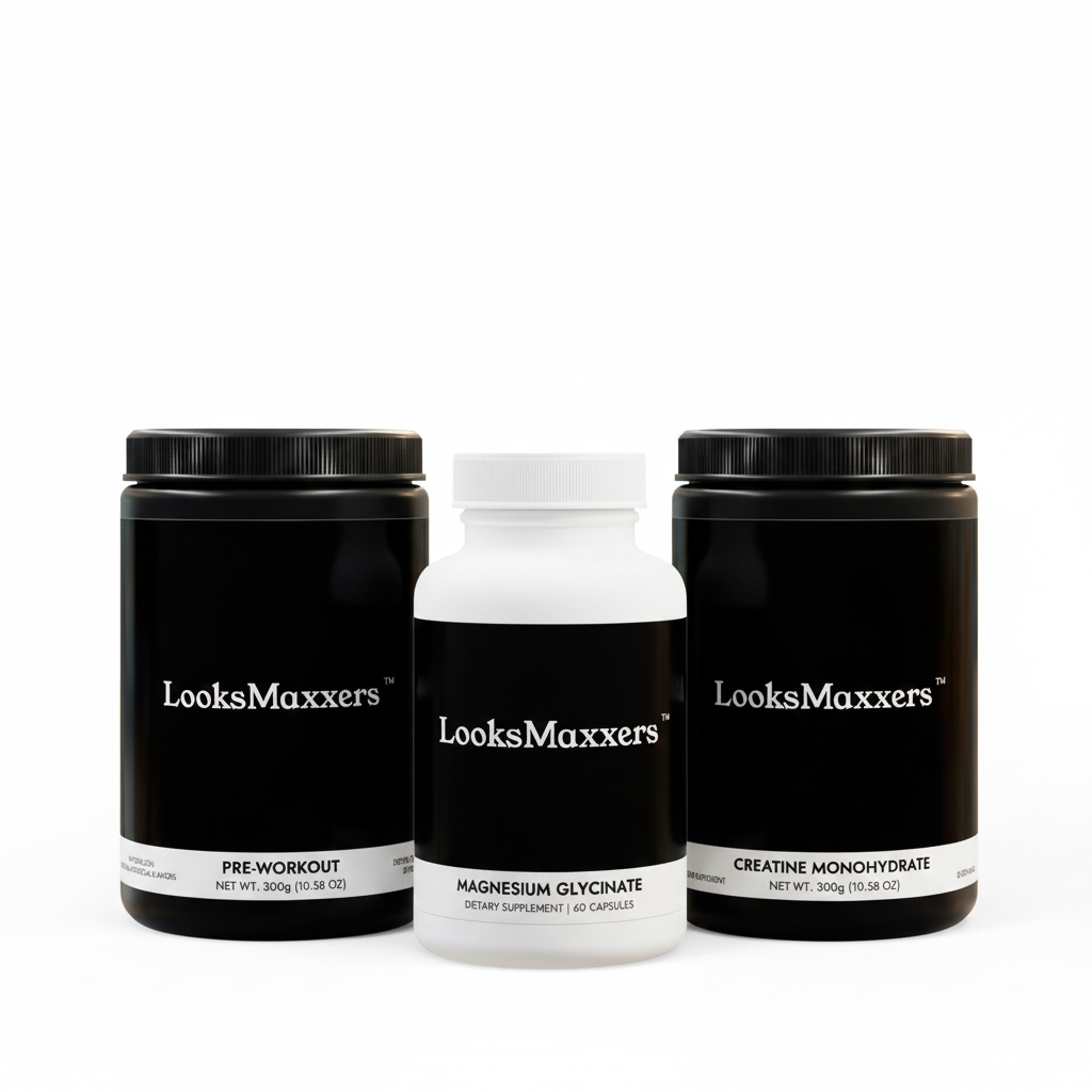 LooksMaxxers Performance Stack - Pre-Workout, Creatine, Magnesium